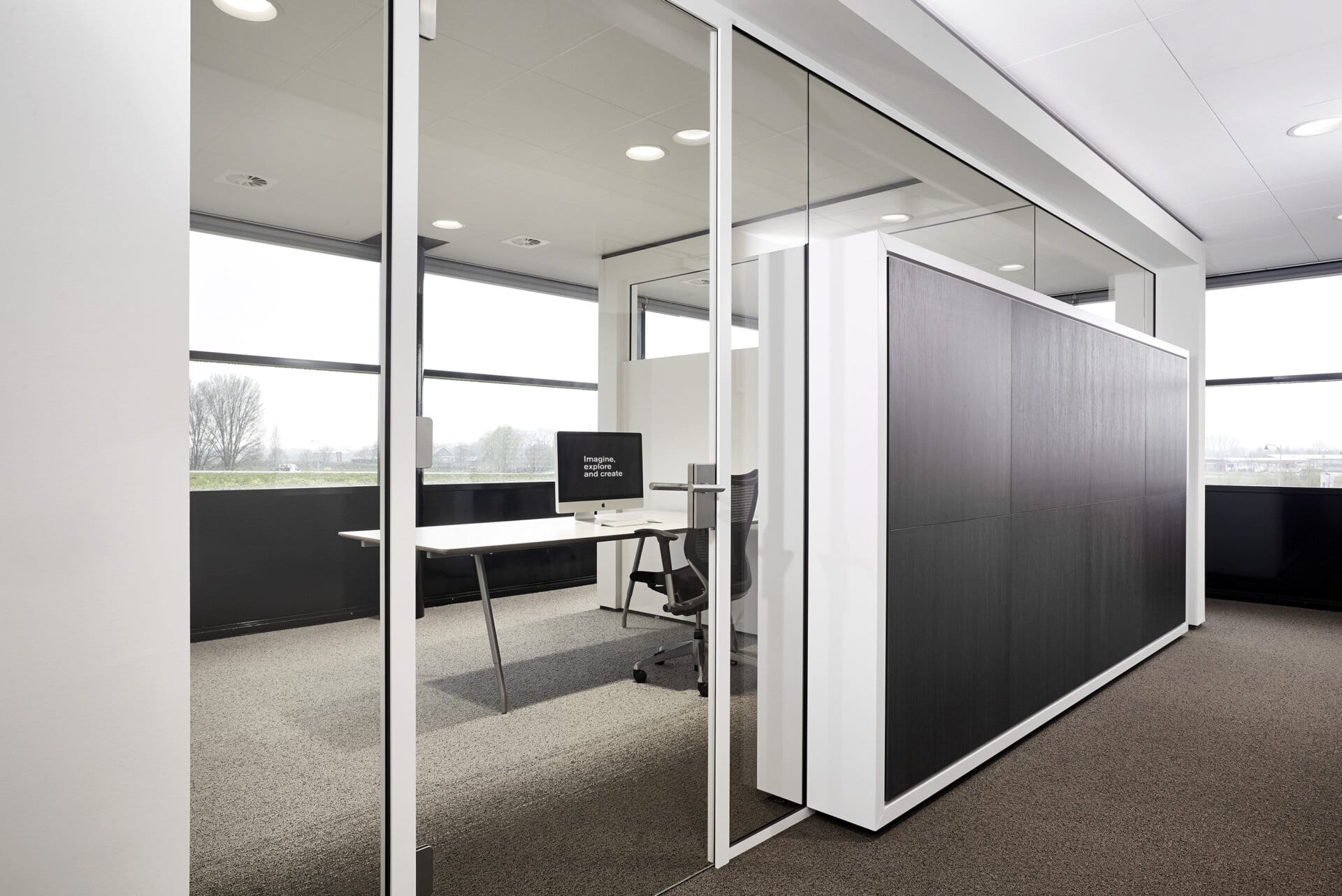 Full-glass door